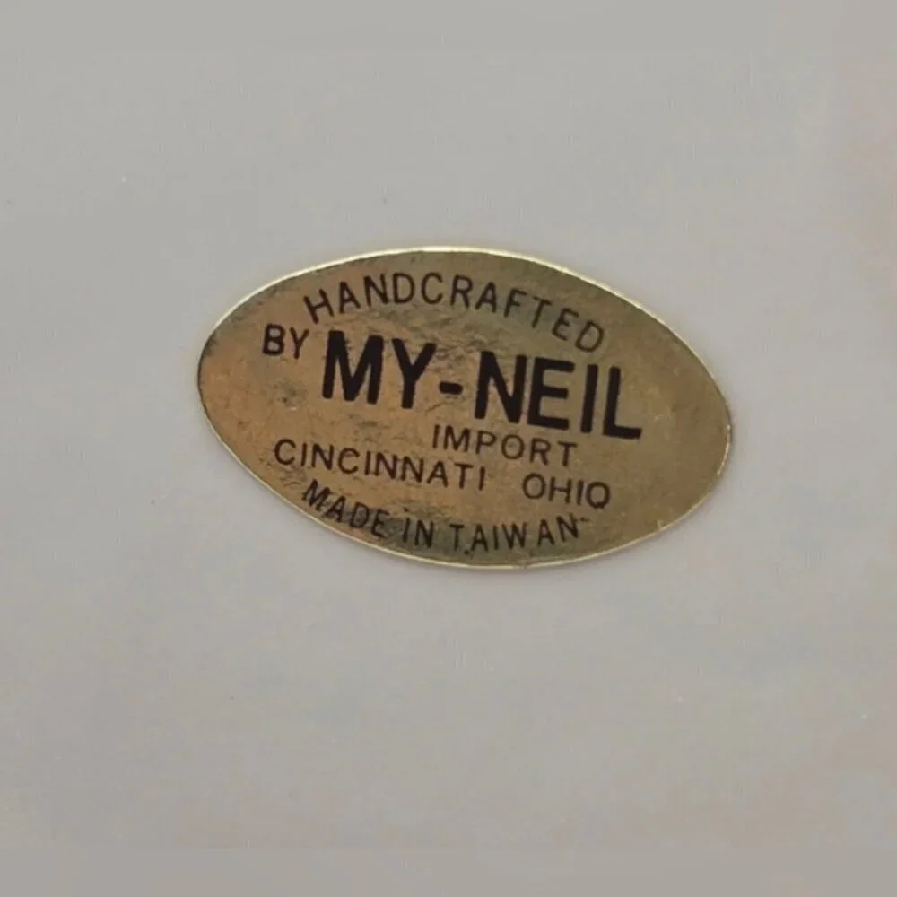 1984 My-Neil Ceramic Baby Booties Planter Vase - Original Sticker
